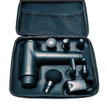 Pistola de masaje grande, con estuche