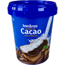 Crema de cacao bonarea 2 sabores 500 gr