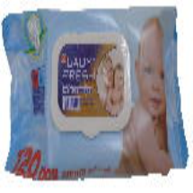 Toallitas humedas, 120 piezas