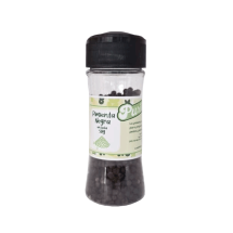 Pimienta negra en bola, pomo con molinillo, 50 g