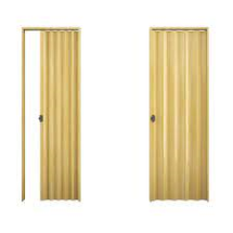 Puerta plegable PVC color oak wood