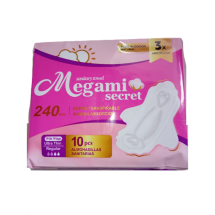 Almohadillas sanitarias Megami Secret, 10pcs-240mm