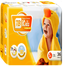 TB Kids Premium Plus Pañales Desechables 