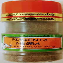 PEPE NERO POLVERE/Pimienta negra en polvo 30gr Gianco