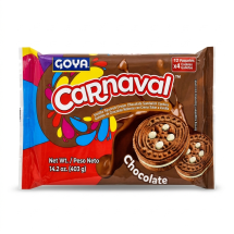 Galletas Goya Carnaval 403g Chocolate C/crema 