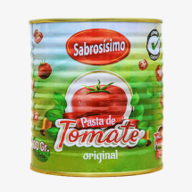 Pasta de tomate doble concentrado condimentado, 800 g