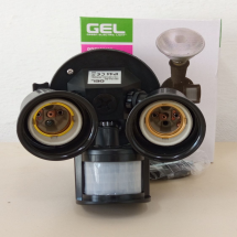 Base doble para reflector con sensor