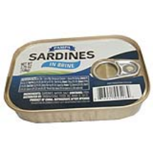 3.75 oz-Sardinas en agua