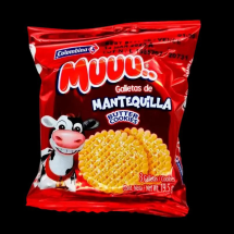 MUUU.. GALLETA MANTEQUILLA 19.5g COLOMBINA 