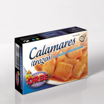 CALAMAR (TROZOS) EN SALSA AMERICANA 120g ORBE