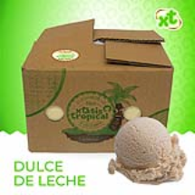 Caja de 4 L de helado Dulce de Leche