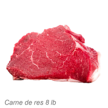 Carne de res 8 lb