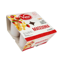 Yogur sabor macedonia, 4 x 100 g