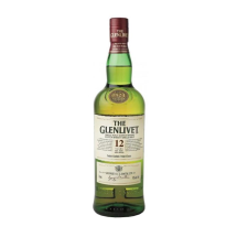 Whisky de malta GLENLIVET 12 años, 750 ml