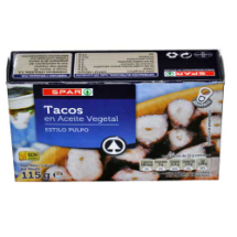 115 g-Tacos en aceite de girasol