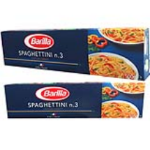 500 g-Pasta alimenticia Spaguettini Barilla