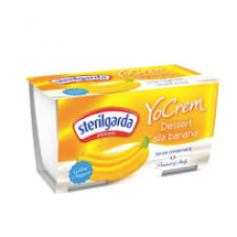 Postre Lacteos Platano Yocrem 2x100gr Sterilgarda