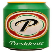 ¨ 12Oz¨, cerveza en lata ¨Presidente¨
