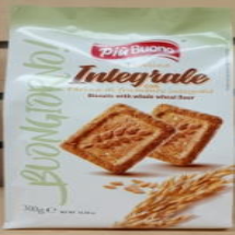 Galletas Dulce Integrales 300gr PiU Buono