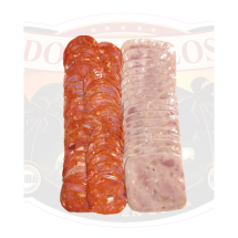 Mixto de Chorizo selecto y Jamón York, 2Lb