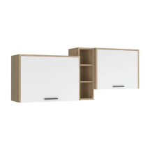 Mueble superior 150 Belmira Rovere color blanco