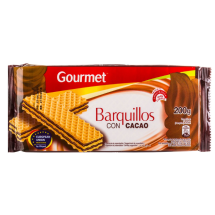 GALLETA BARQUILLO CHOCOLATE 160/200G GOURMET