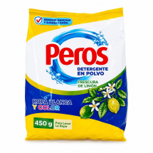 EXP PEROS 450 G DETERGENTE EN POLVO LIMON