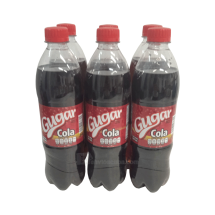 Refresco Gugar Soda, sabor Cola, 6x600 ml 