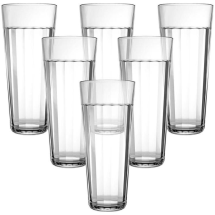 Vasos de vidrio, 6 unidades, 300 ml