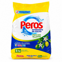  EXP PEROS 5 KG DETERGENTE EN POLVO LIMON   