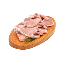 Chuletas frescas de cerdo sin piel, 1 kg