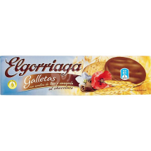 GALLETA BAÑADA AL CHOCOLATE CON OMEGA 3, LINO Y AMAPOLA ELGORRIAGA 150G