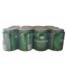 Cerveza Presidente, 12 x 355 ml