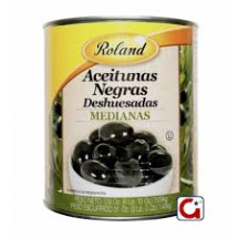 ACEITUNA NEGRA DESHUESADA  LATA 500g