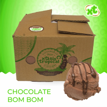 Helado sabor chocolate bombón, 4 litros