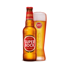 Caja de cerveza SUPER BOCK, 24 x 330 ml