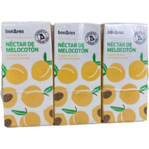 Nectar de Melocoton BonArea Export 200 ml pack 3