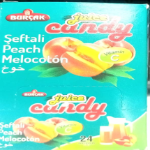 REFRESCO CANDY DURAZNO 1x24x10g   LIDO 