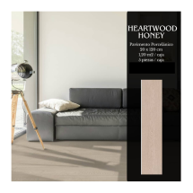 Pavimento porcelánico Heartwood honey 20x120 cm