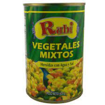 Vegetales Mixtos en Agua y Sal 425g R