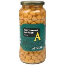 Garbanzo cocido ALIMERKA frasco 570gGarbanzo cocido ALIMERKA frasco 570g