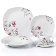 SET DE VAJILLA DE PORCELANA 20 PIEZAS