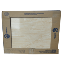 BALDOSA CERAMICA GRESIFICADA MARMOL BETEADO MARRON 40X40CM CAJA 10 UNID 1.6M2