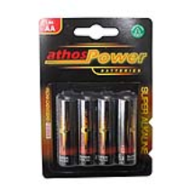 Baterías super alcalinas AA, blíster de 4 unidades, LR6