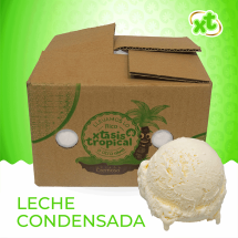 Caja de 4 L de helado Leche Condensada