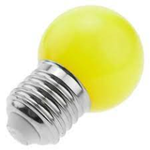 Bombillo LED E-27 5 W luz amarilla, IUNKE