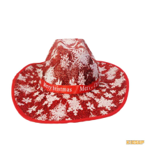 sombreros de celebracion con copos de nieve
