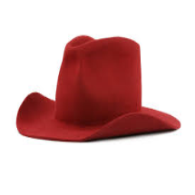 sombrero cagua rojo para fiestas