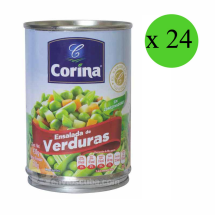 Kit 24 unidades de 430 gr ensalada verdura m/Corina