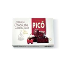 200 g-Turrón de chocolate con guindas al licor
